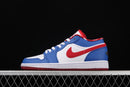 Jordan 1 Low - Sport Blue Gym Red