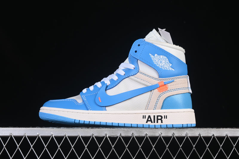 Off White x Air Jordan 1 Retro High OG - UNC