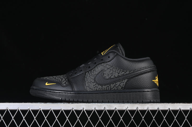 Nike Air Jordan 1 Low SE - Black Anthracite Tour Yellow