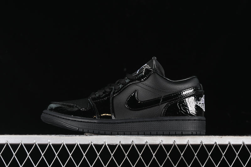 Nike Air Jordan 1 Low SE - Black Croc