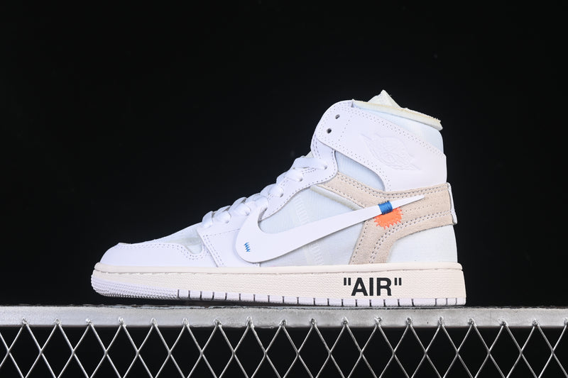 Off White x Air Jordan 1 Retro High OG - White 2018