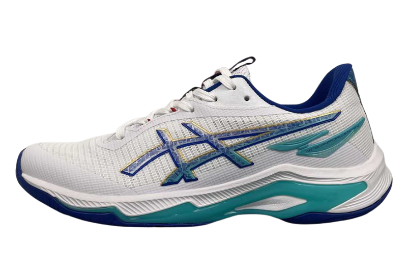 ASICS Netburner Ballistic FF 3 "White/Sapphire/Aquamarine"