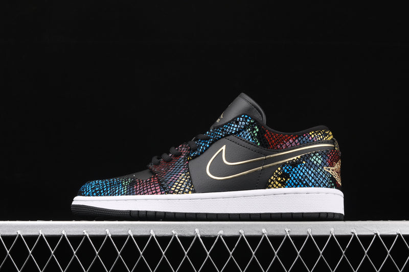 Jordan 1 Low - Multi Snakeskin